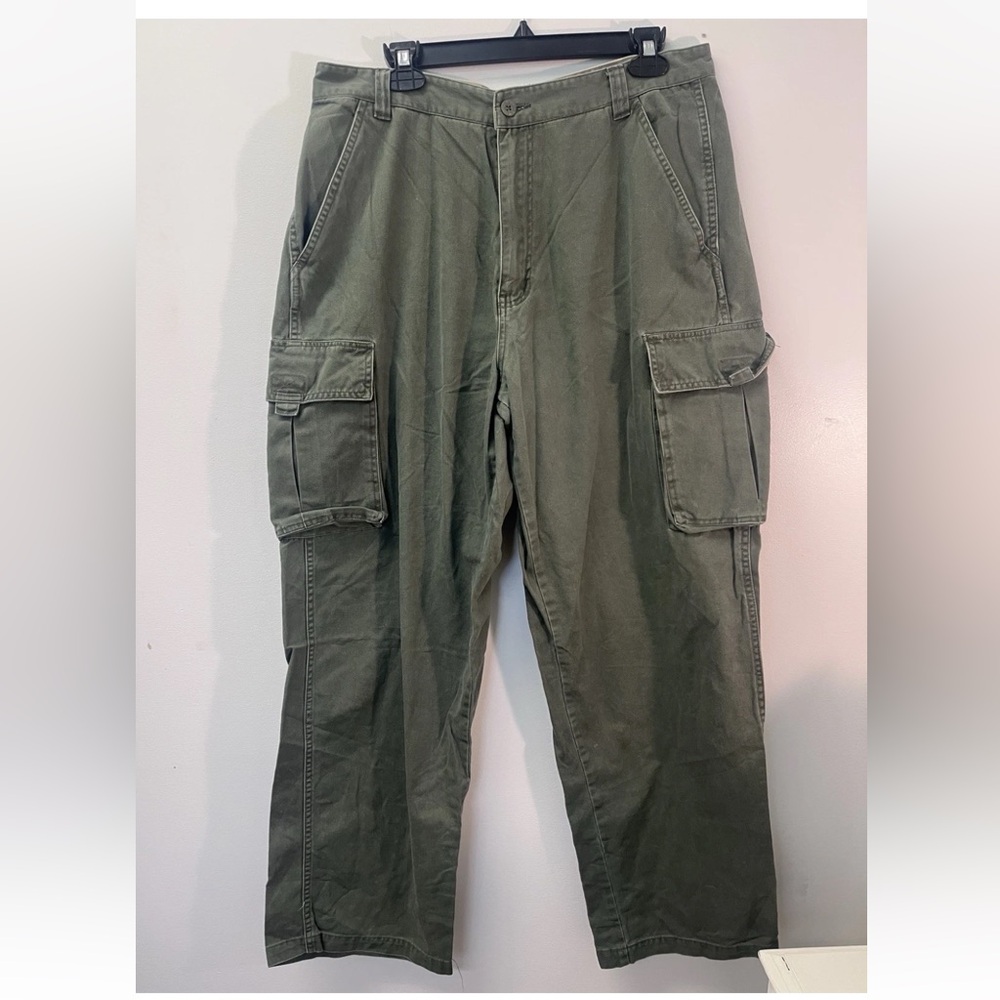 Vintage Plugg Men's Pants Size 34/32 Olive Green Skateboarding Outdoor